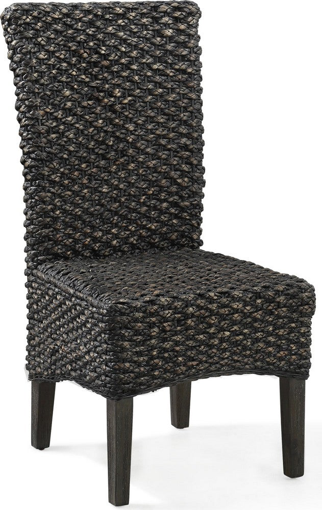 Modus Furniture - Meadow Chair Water Hyacinth in Graphite Set of 2 - 3FT366_2 view 1