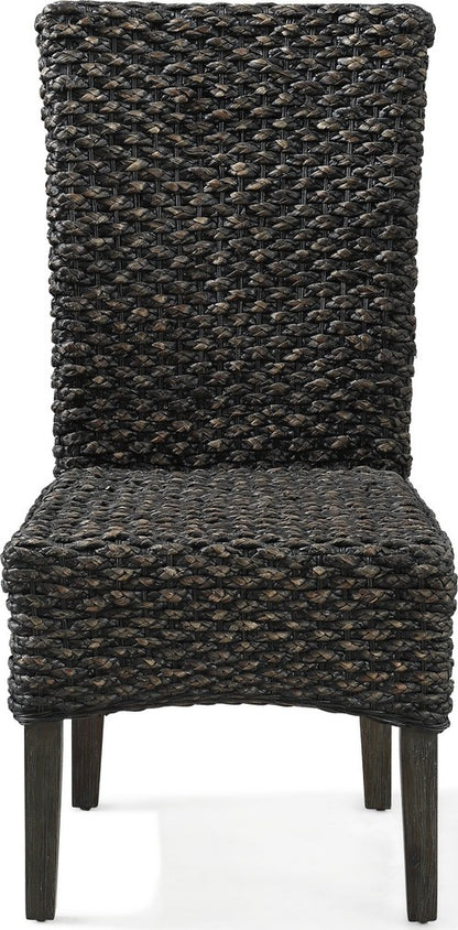 Modus Furniture - Meadow Chair Water Hyacinth in Graphite Set of 2 - 3FT366_2 view 2