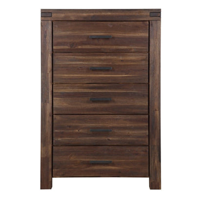 Modus Furniture - Meadow Five Drawer Solid Wood Chest in Graphite - 3FT384