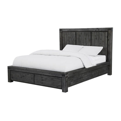 Modus Furniture - Meadow Full-Size Solid Wood Storage Bed in Graphite - 3FT3D4 veiw 1