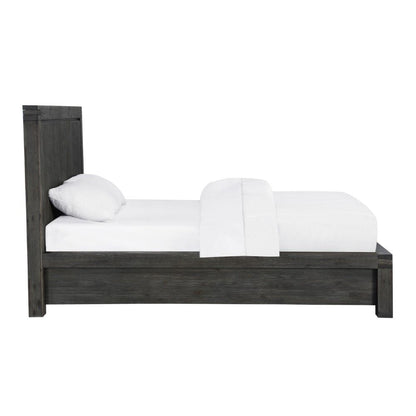 Modus Furniture - Meadow Queen-Size Solid Wood Storage Bed in Graphite - 3FT3D5 veiw 5