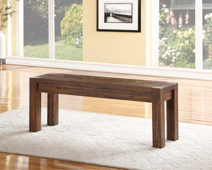 Modus Furniture - Meadow Solid wood Bench in Brick Brown - 3F4191 veiw 1