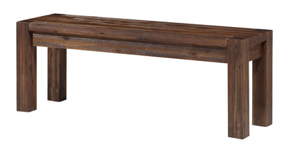 Modus Furniture - Meadow Solid wood Bench in Brick Brown - 3F4191 veiw 3