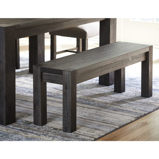 Modus Furniture - Meadow Solid Wood Bench in Graphite - 3FT391 view 1