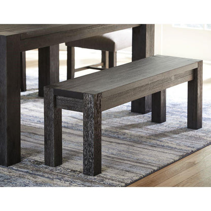 Modus Furniture - Meadow Solid Wood Bench in Graphite - 3FT391 veiw 4