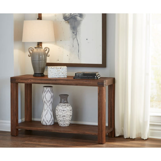 Modus Furniture - Meadow Solid Wood Console Table in Brick Brown - 3F4123 view 1