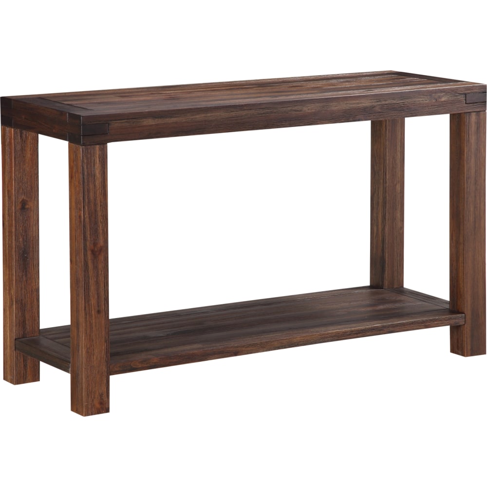 Modus Furniture - Meadow Solid Wood Console Table in Brick Brown - 3F4123 view 3