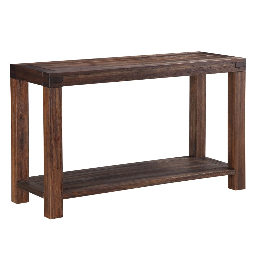 Modus Furniture - Meadow Solid Wood Console Table in Brick Brown - 3F4123 veiw 2