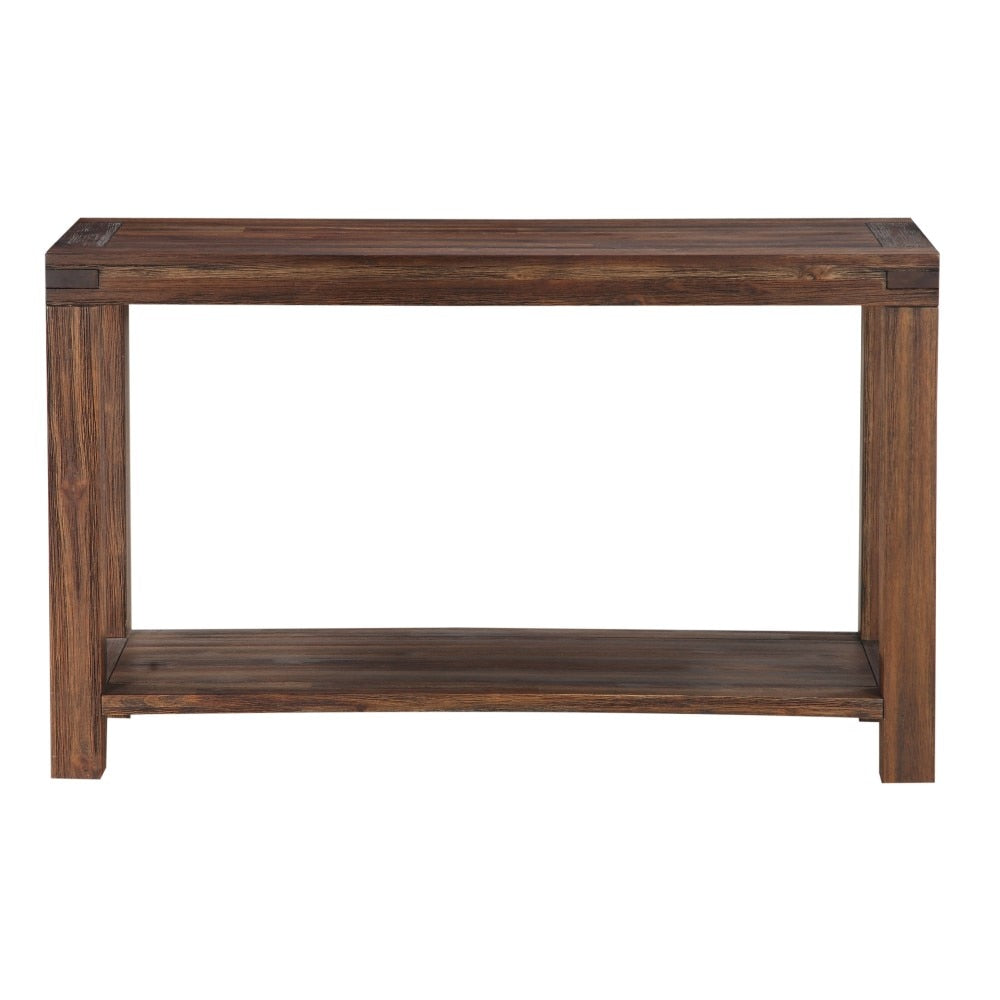 Modus Furniture - Meadow Solid Wood Console Table in Brick Brown - 3F4123 veiw 3