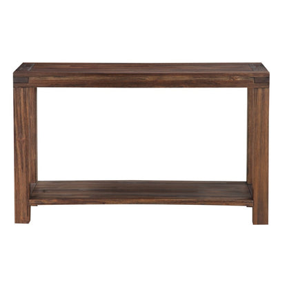 Modus Furniture - Meadow Solid Wood Console Table in Brick Brown - 3F4123 veiw 3