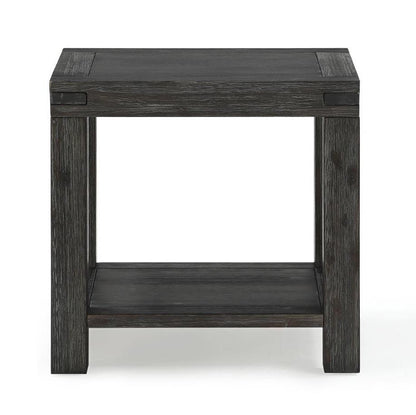 Modus Furniture - Meadow Solid Wood End Table in Graphite - 3FT322 veiw 1