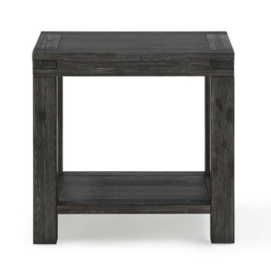Modus Furniture - Meadow Solid Wood End Table in Graphite - 3FT322 veiw 1