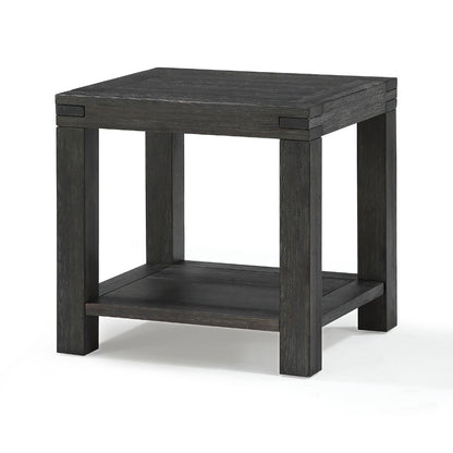 Modus Furniture - Meadow Solid Wood End Table in Graphite - 3FT322 veiw 3