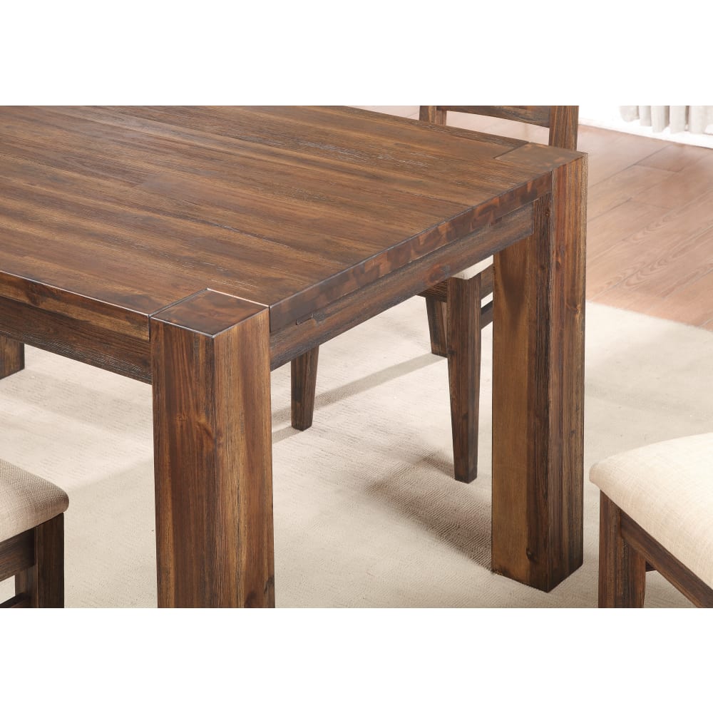Modus Furniture - Meadow Solid Wood Extending Dining Table in Brick Brown - 3F4161 view 18