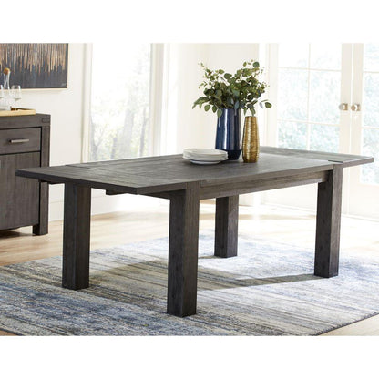 Modus Furniture - Meadow Solid Wood Rectangle Table in Graphite - 3FT361 veiw 4
