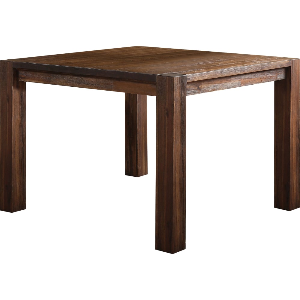 Modus Furniture - Meadow Solid Wood Square Counter Table in Brick Brown - 3F4162 view 5