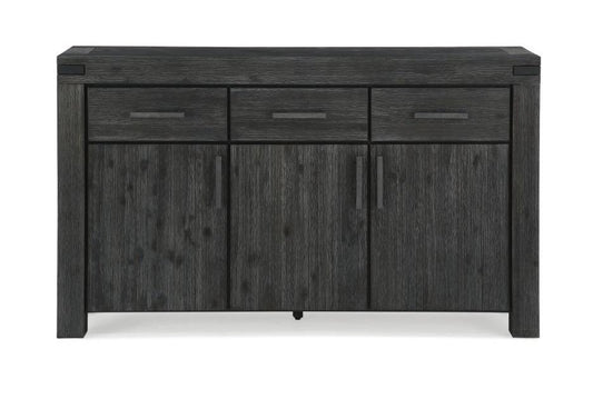 Modus Furniture - Meadow Solid Wood Three Drawer Three Door Sideboard in Graphite - 3FT373 veiw 1