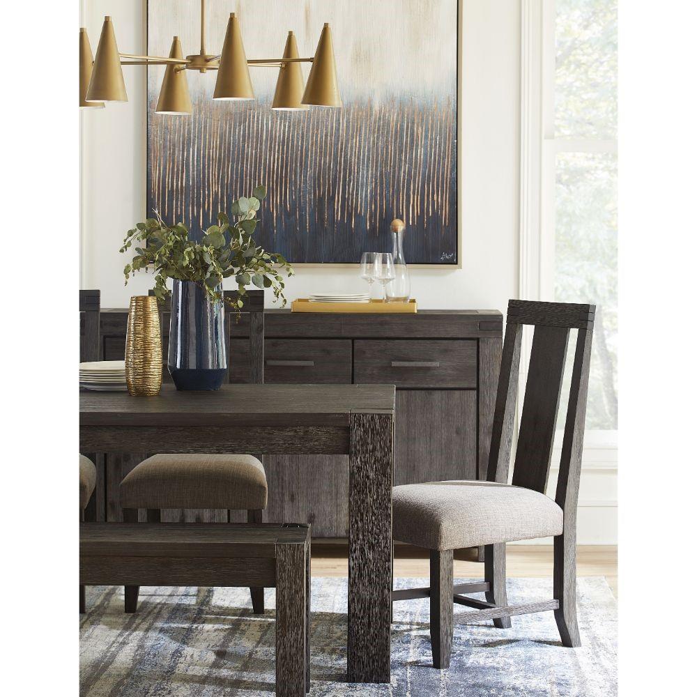 Modus Furniture - Meadow Solid Wood Three Drawer Three Door Sideboard in Graphite - 3FT373 veiw 2