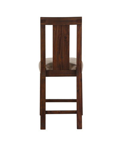 Modus Furniture - Meadow Solid Wood Upholstered Kitchen Counter Stool in Brick Brown (Set of 2) - 3F4170 veiw 6