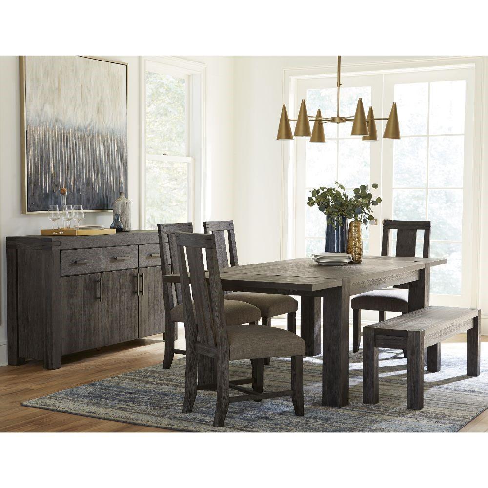 Modus Furniture - Meadow Solid Wood Uphostered Panel-Back Chair (Set of 2) - 3FT366P veiw 3