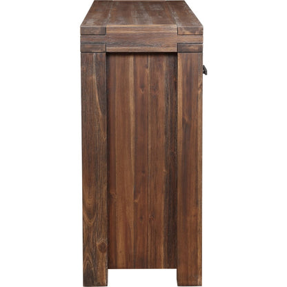 Modus Furniture - Meadow Three Drawer Three Door Solid Wood Sideboard in Brick Brown - 3F4173 view 5