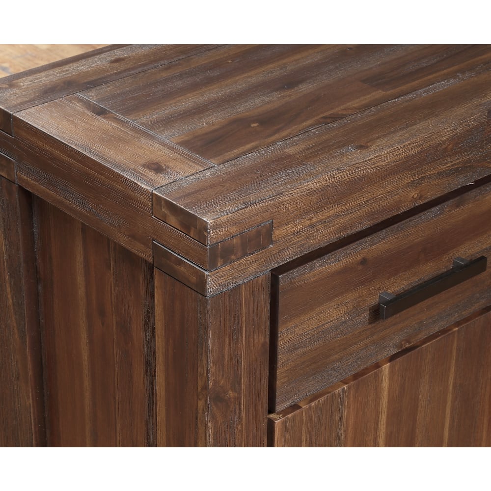 Modus Furniture - Meadow Three Drawer Three Door Solid Wood Sideboard in Brick Brown - 3F4173 view 6
