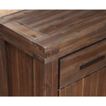 Modus Furniture - Meadow Three Drawer Three Door Solid Wood Sideboard in Brick Brown - 3F4173 view 6