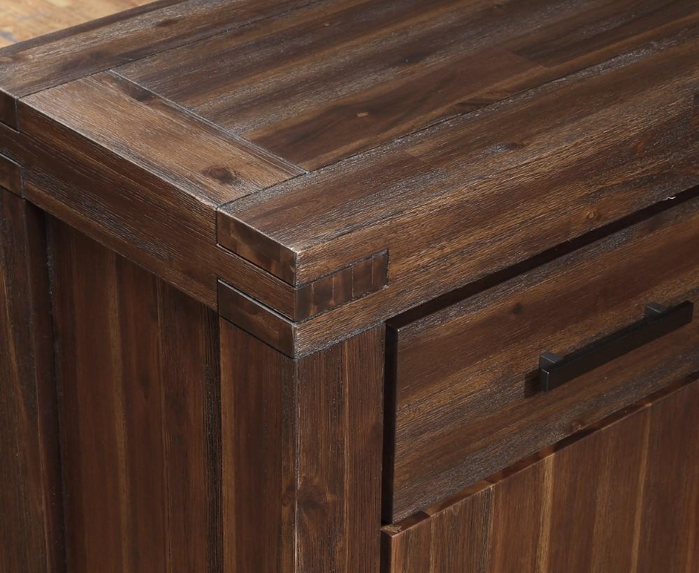 Modus Furniture - Meadow Three Drawer Three Door Solid Wood Sideboard in Brick Brown - 3F4173 veiw 6