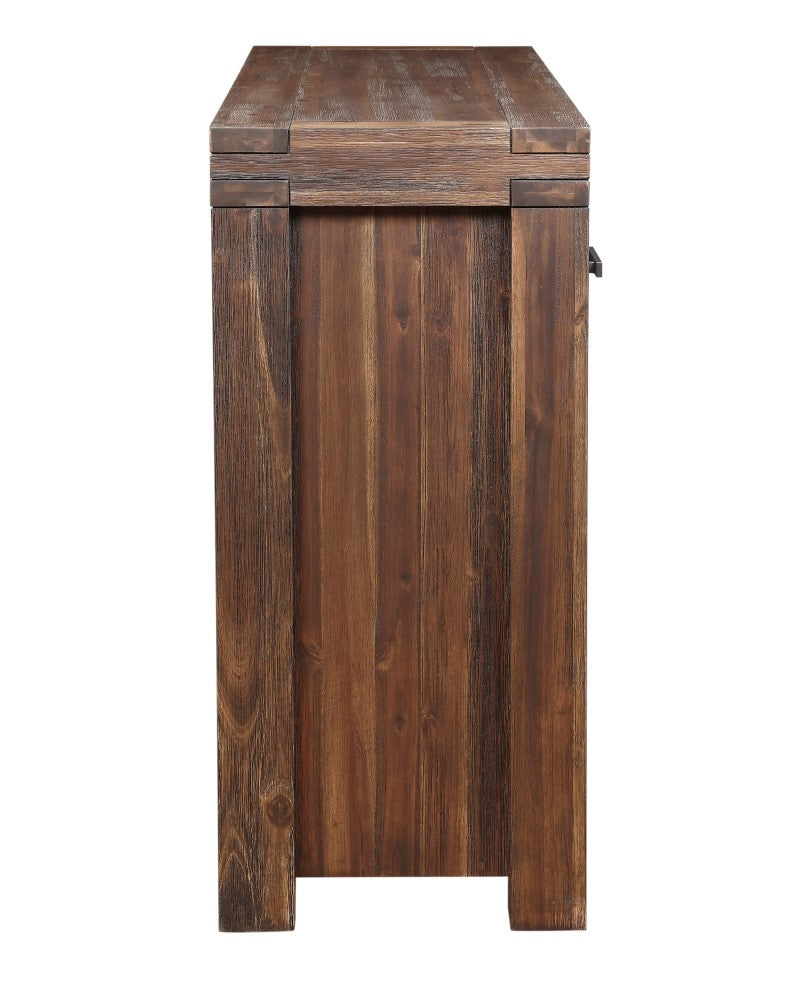 Modus Furniture - Meadow Three Drawer Three Door Solid Wood Sideboard in Brick Brown - 3F4173 veiw 10