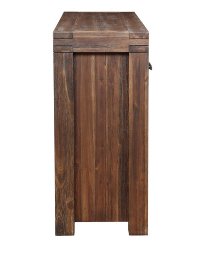 Modus Furniture - Meadow Three Drawer Three Door Solid Wood Sideboard in Brick Brown - 3F4173 veiw 10