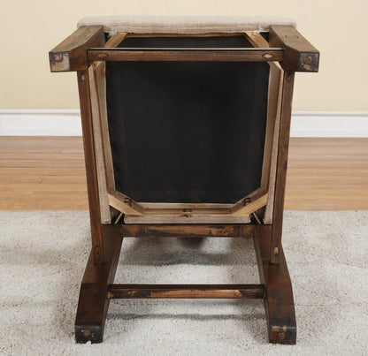 Modus Furniture - Meadow Wicker Dining Chair in Brick Brown (Set of 2) - 3F4166 veiw 3