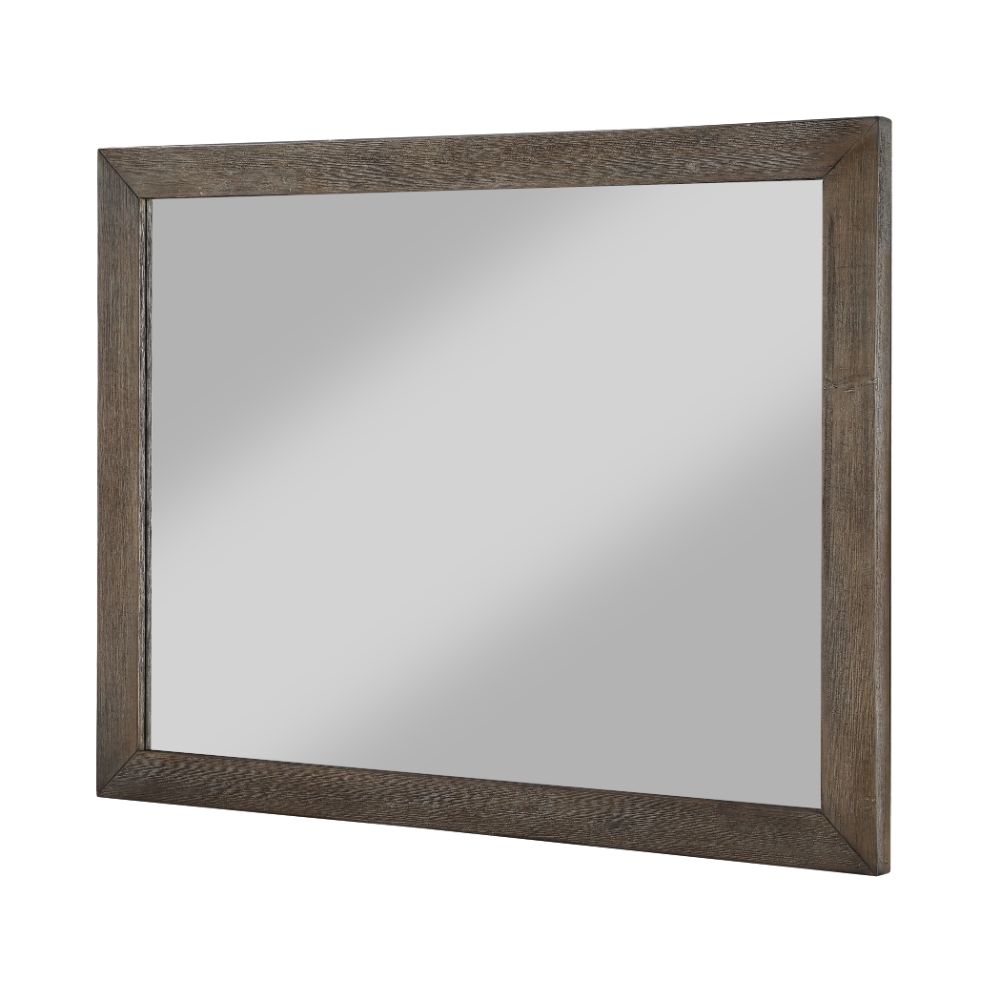 Modus Furniture - Melbourne Beveled Glass Mirror in Dark Pine - 8D6483 veiw 1