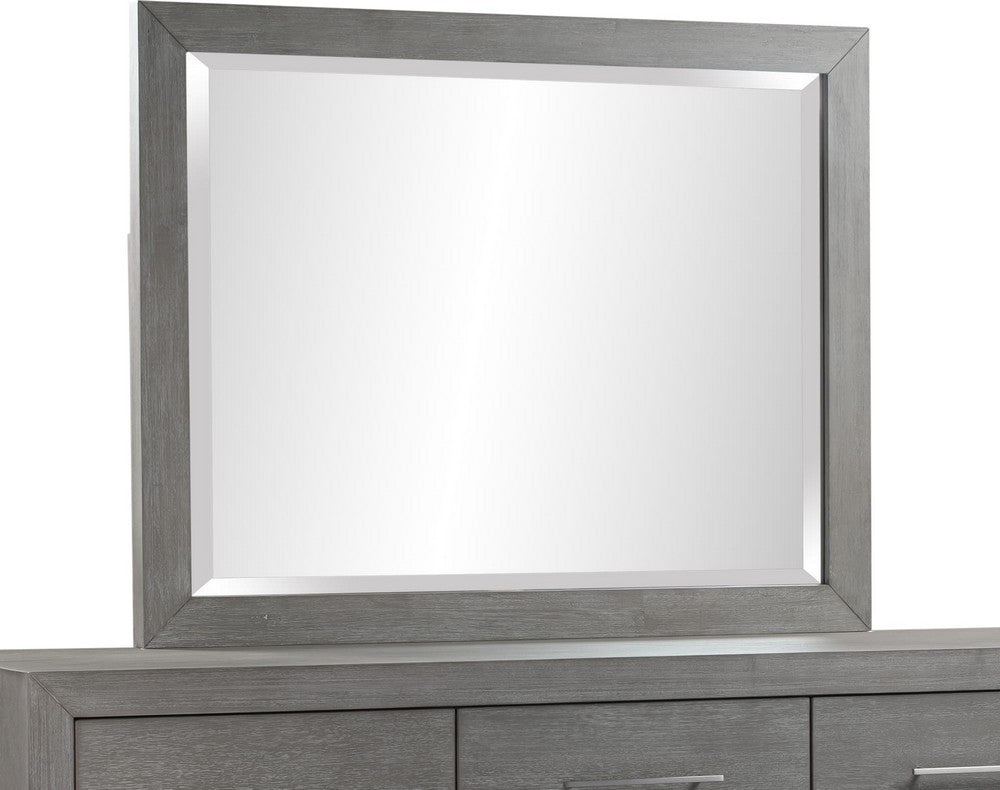 Modus Furniture - Melbourne Beveled Glass Mirror in Mineral - 8DBX83 view 1
