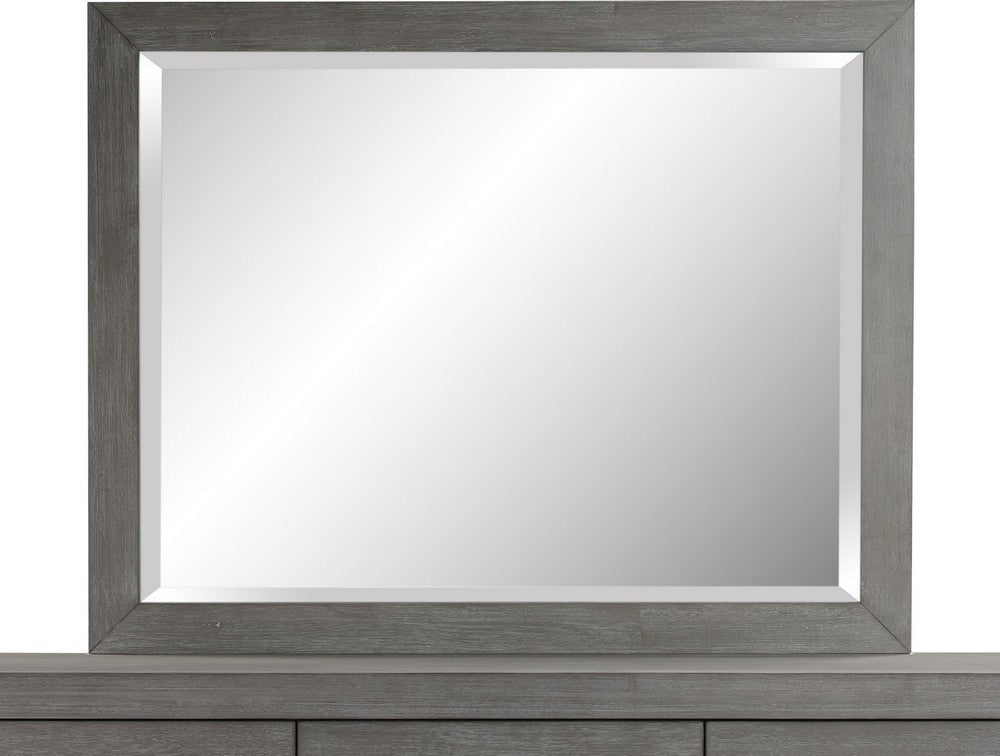 Modus Furniture - Melbourne Beveled Glass Mirror in Mineral - 8DBX83 view 2