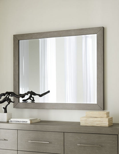 Modus Furniture - Melbourne Beveled Glass Mirror in Mineral - 8DBX83 view 3