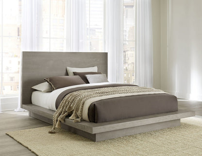 Modus Furniture - Melbourne California King-Size Panel Bed in Mineral - 8DBXH6 view 6