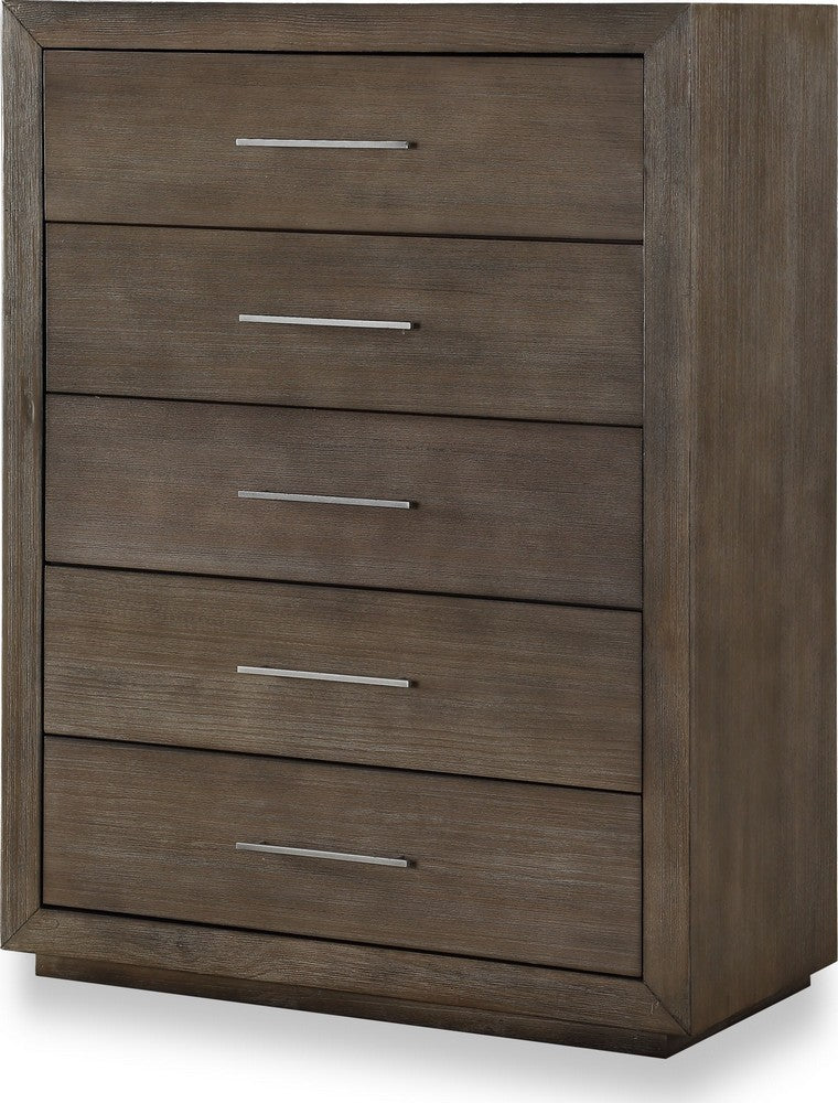 Modus Furniture - Melbourne Five Drawer Chest in Dark Pine (2024) - 8D6484A view 1