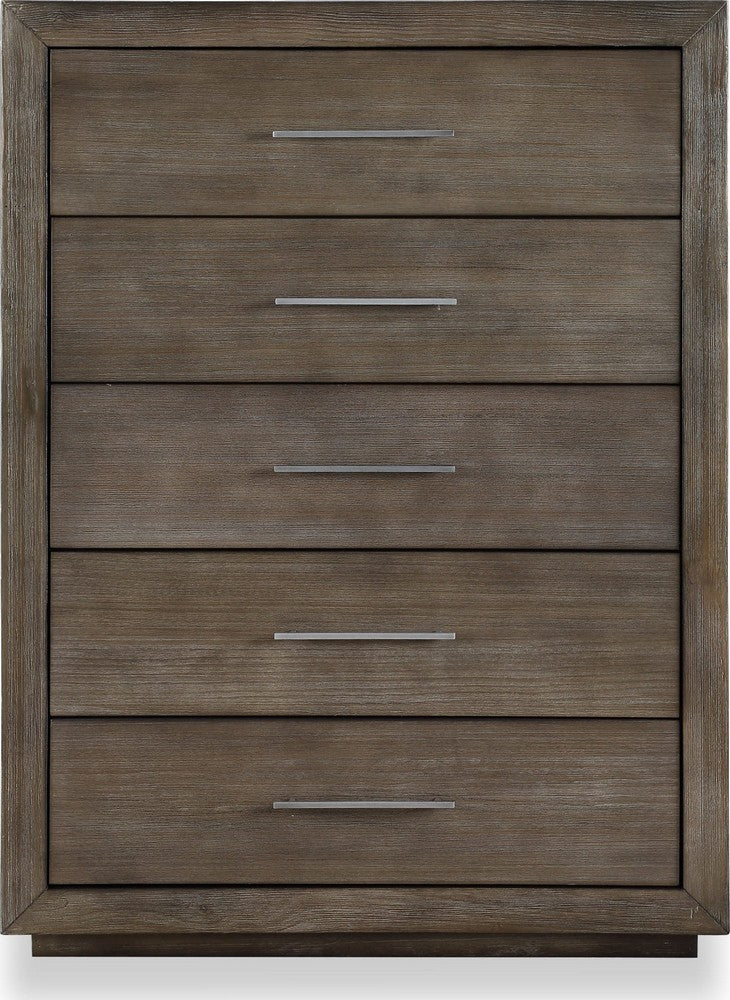 Modus Furniture - Melbourne Five Drawer Chest in Dark Pine (2024) - 8D6484A view 2