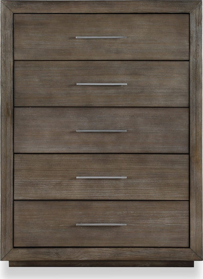Modus Furniture - Melbourne Five Drawer Chest in Dark Pine (2024) - 8D6484A view 2