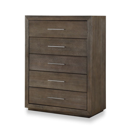Modus Furniture - Melbourne Five Drawer Chest in Dark Pine - 8D6484 veiw 1