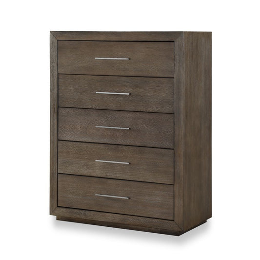 Modus Furniture - Melbourne Five Drawer Chest in Dark Pine - 8D6484 veiw 1