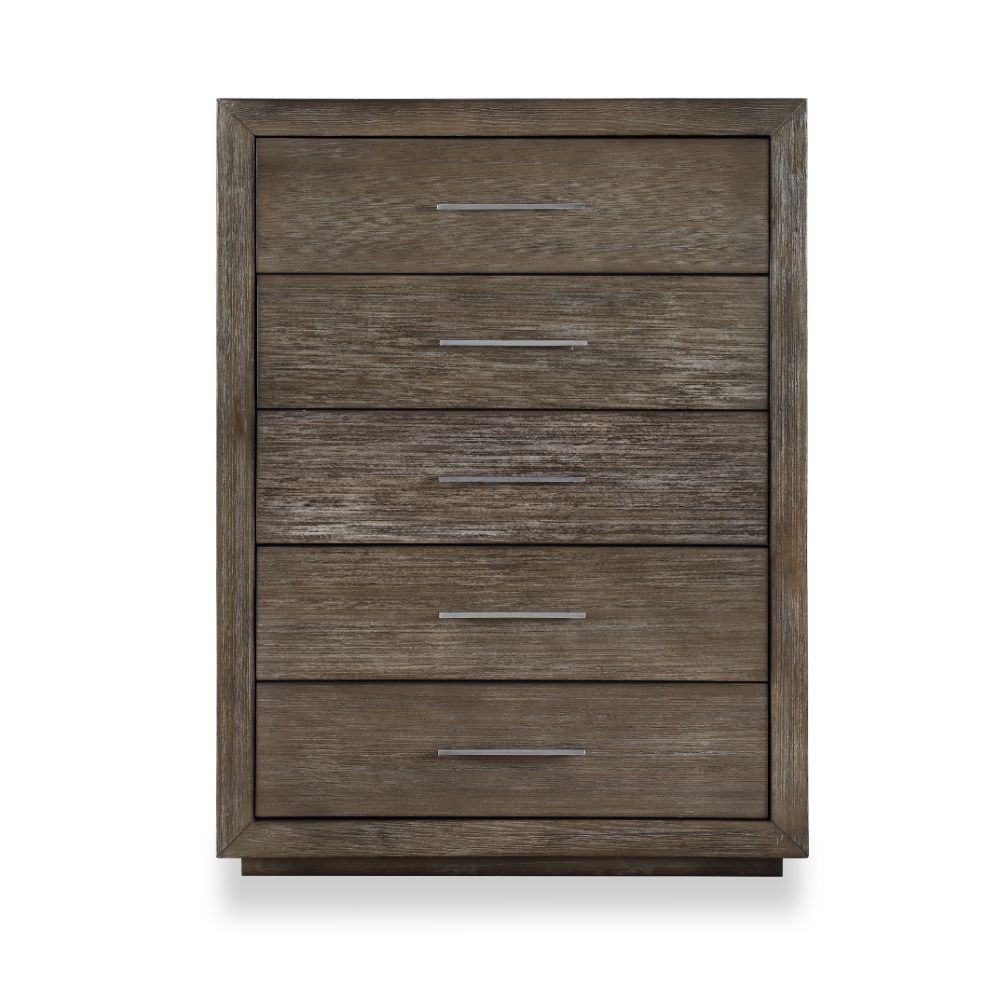 Modus Furniture - Melbourne Five Drawer Chest in Dark Pine - 8D6484 veiw 2
