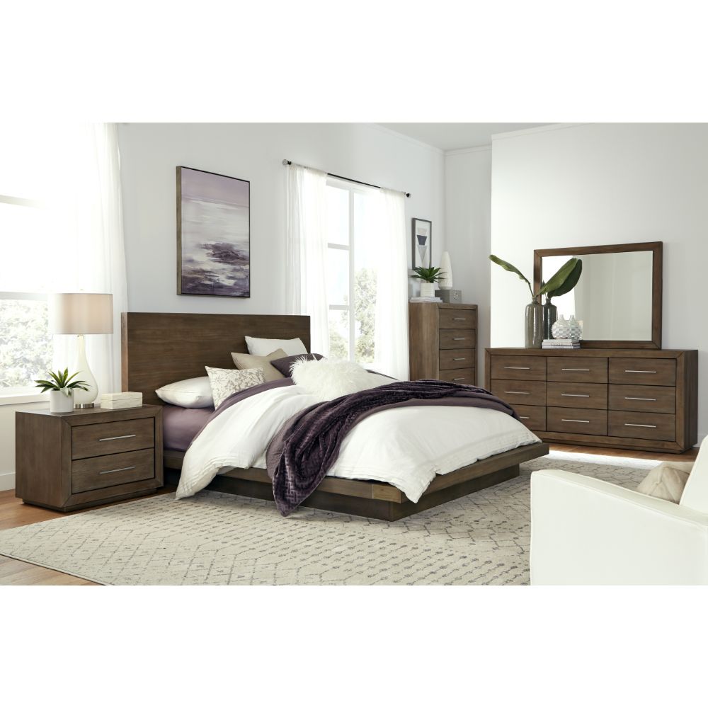 Modus Furniture - Melbourne Five Drawer Chest in Dark Pine - 8D6484 veiw 4