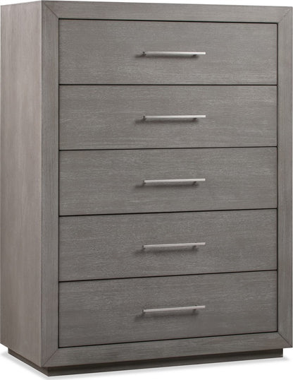 Modus Furniture - Melbourne Five Drawer Chest in Mineral (2024) - 8DBX84A view 1