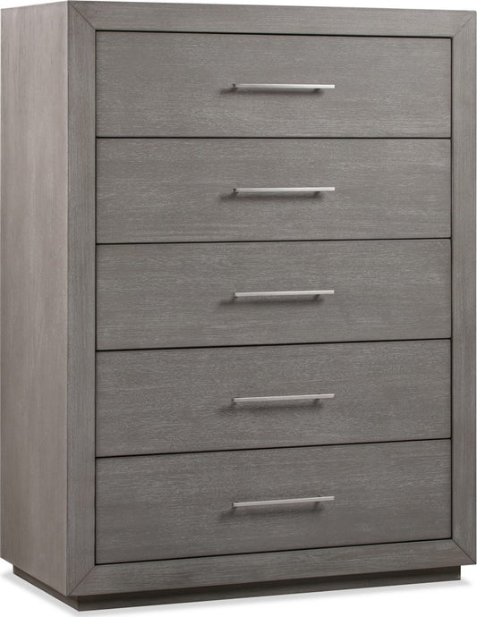 Modus Furniture - Melbourne Five Drawer Chest in Mineral (2024) - 8DBX84A view 1