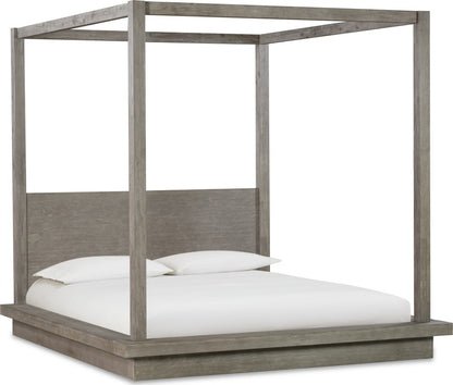 Modus Furniture - Melbourne King-Size Canopy Bed in Mineral - 8DBXF7 view 1