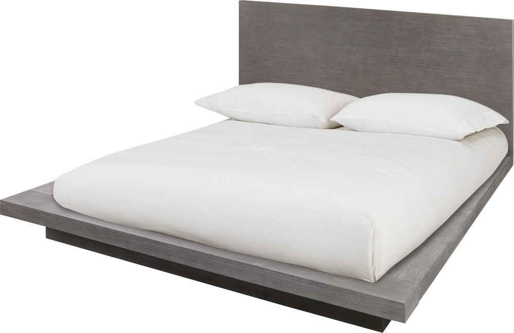 Modus Furniture - Melbourne King-Size Panel Bed in Mineral - 8DBXH7 view 1