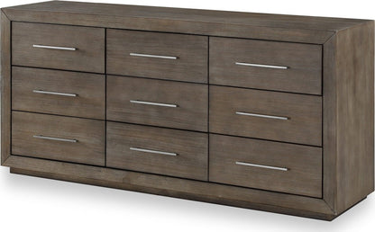 Modus Furniture - Melbourne Nine Drawer Dresser in Dark Pine (2024) - 8D6482A view 1