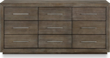 Modus Furniture - Melbourne Nine Drawer Dresser in Dark Pine (2024) - 8D6482A view 2