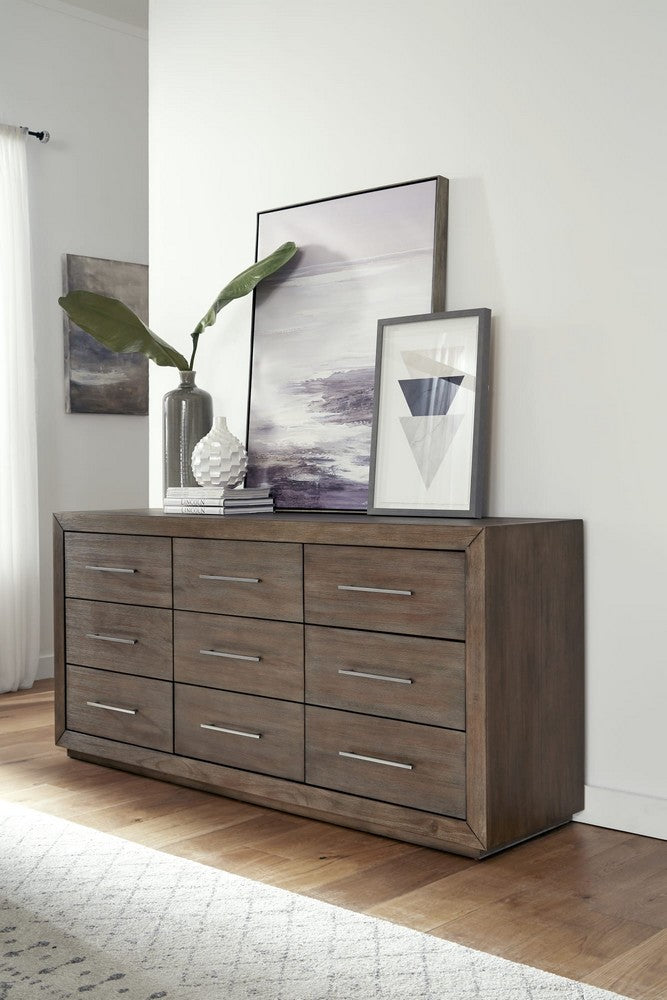 Modus Furniture - Melbourne Nine Drawer Dresser in Dark Pine (2024) - 8D6482A view 5